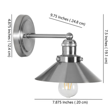 July Metal Shade Sconce
